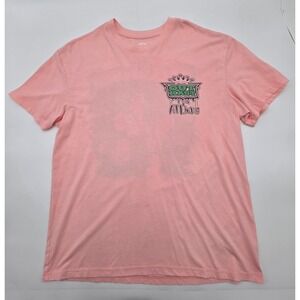 OUTKAST ATLIENS MENS TSHIRT PINK GRAPHIC COTTON TSHIRT CREW NECK MENS L